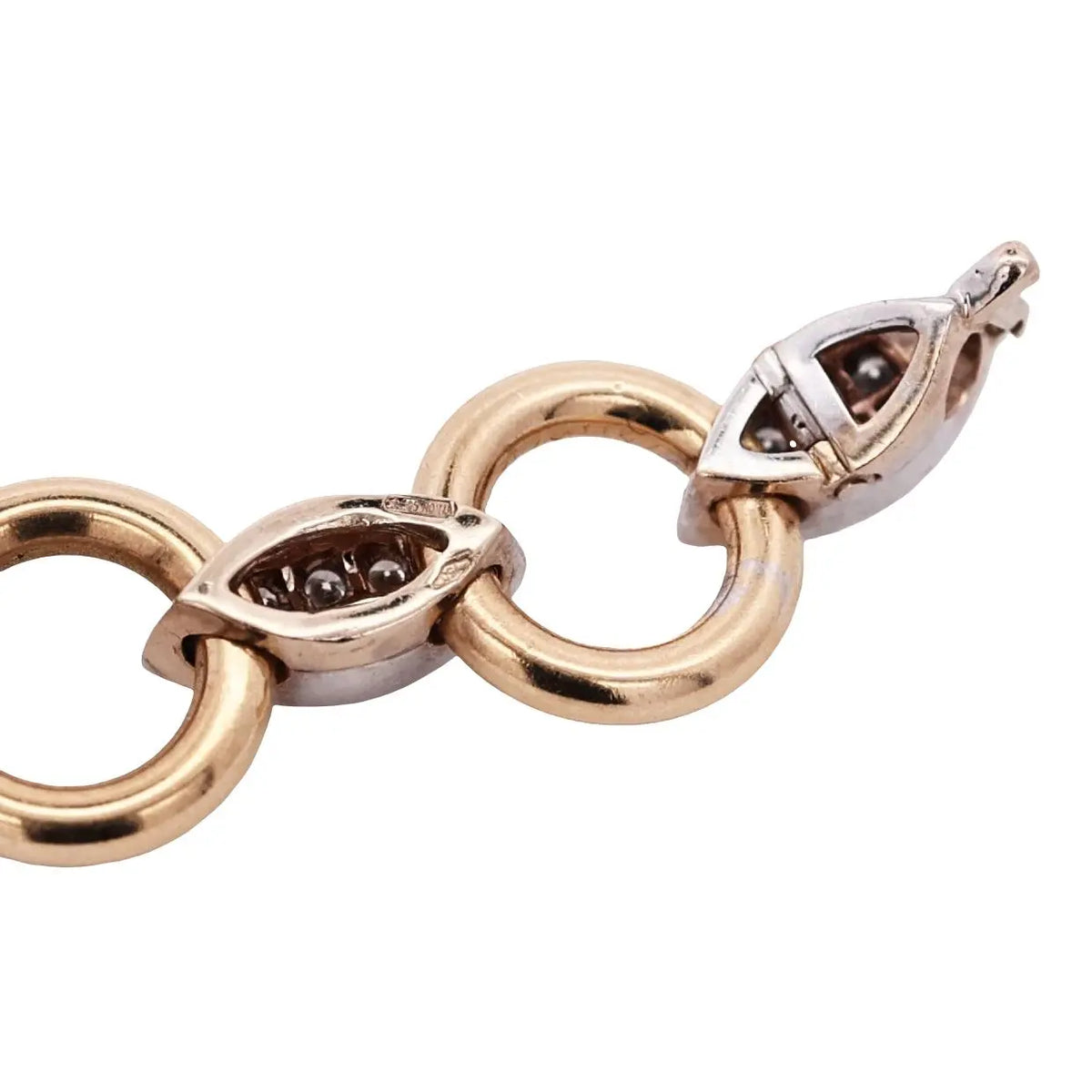 Bvlgari, 18K Gold Antique Coin Diamond Bracelet