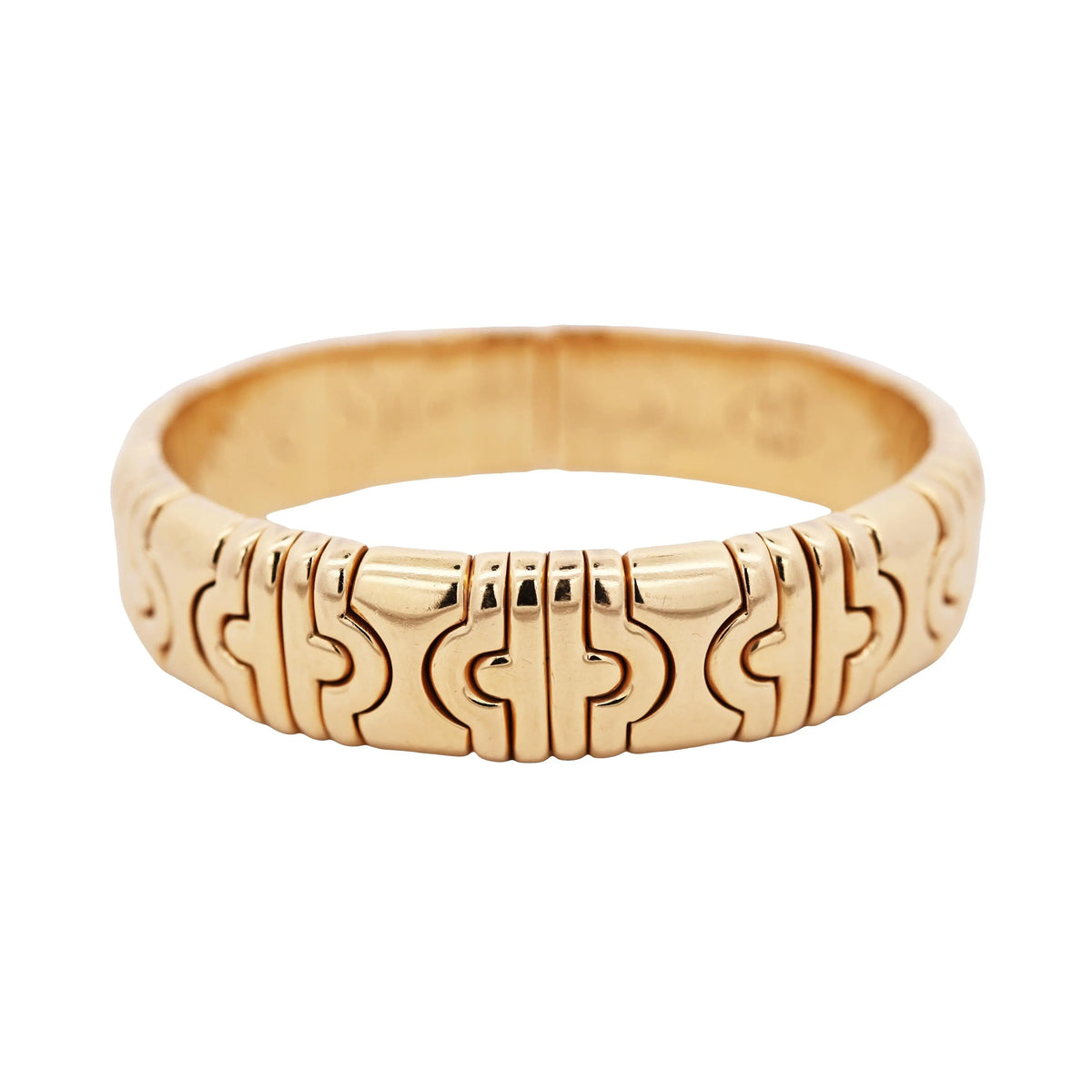 Bvlgari, 18K Gold Diamond Bangle