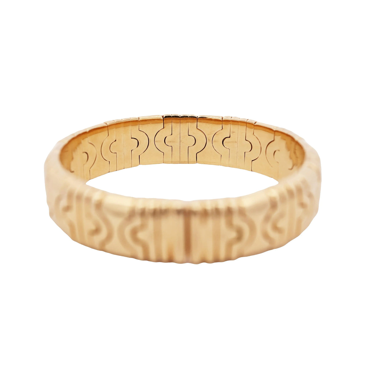 Bvlgari, 18K Gold Diamond Bangle