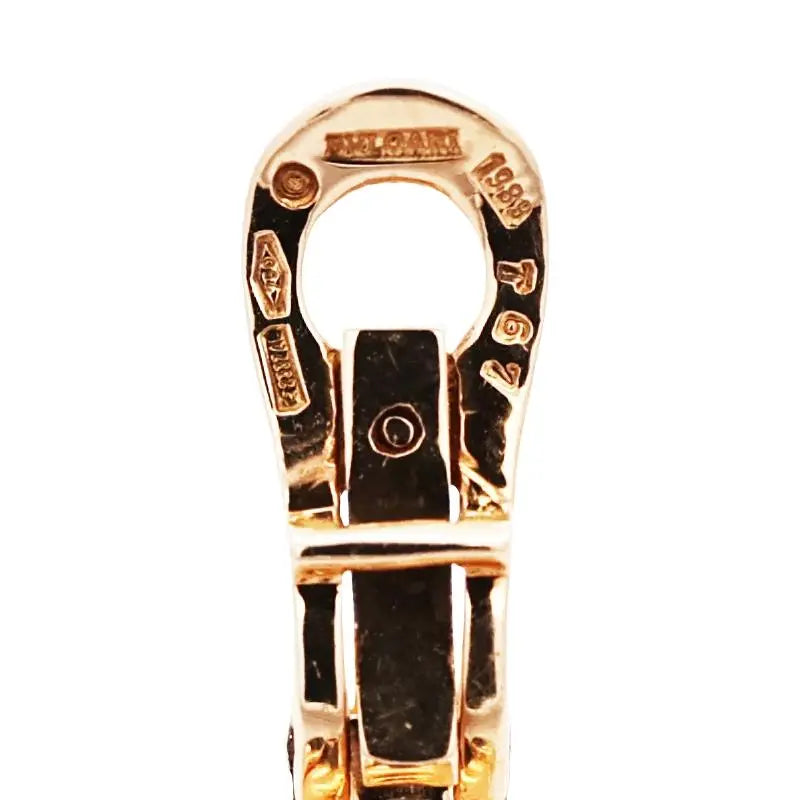 Bvlgari, 18K Gold Diamond Earrings