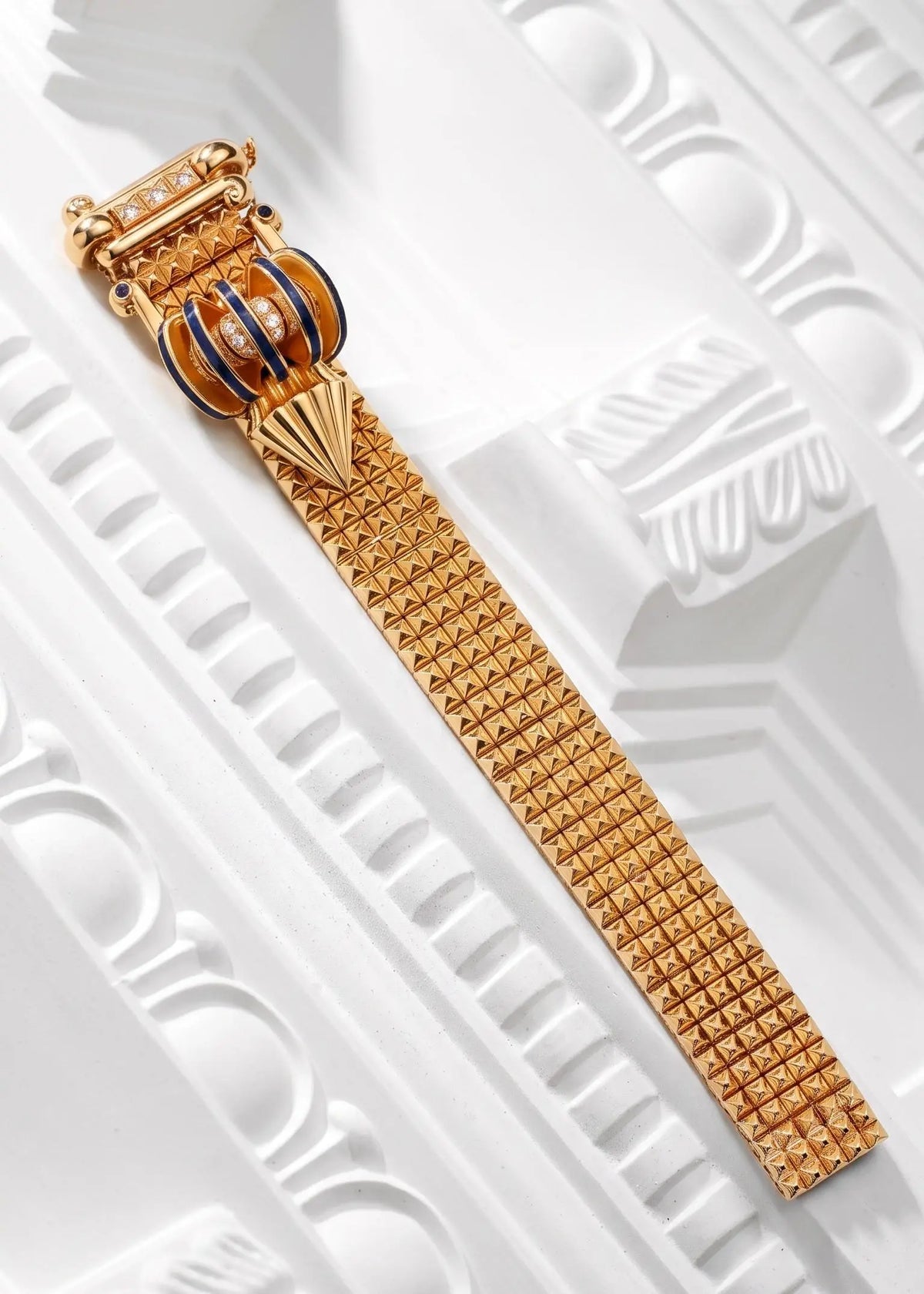 Mauboussin, 18K Gold Sapphire Diamond Bracelet