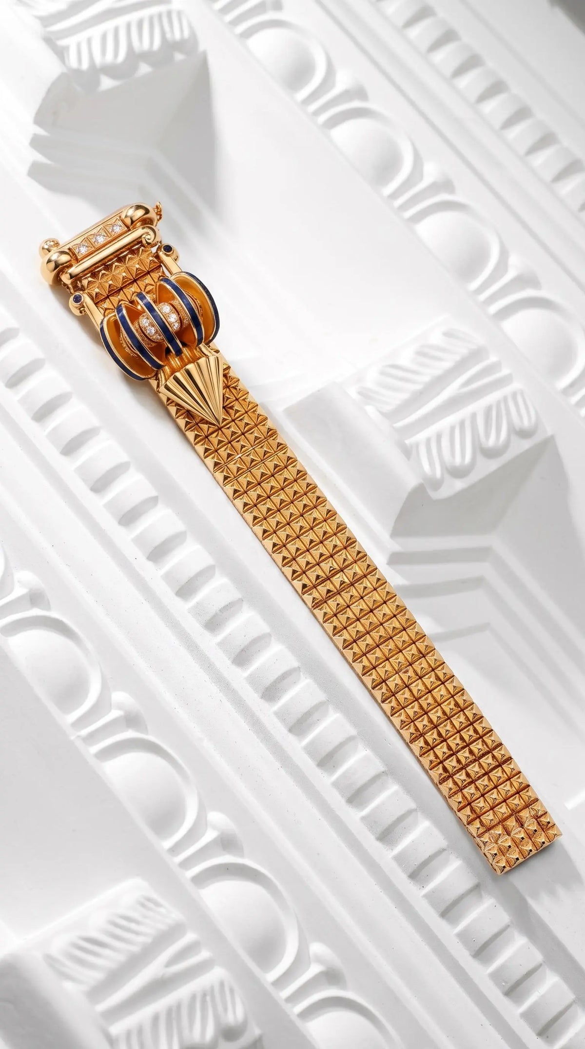 Mauboussin, 18K Gold Sapphire Diamond Bracelet
