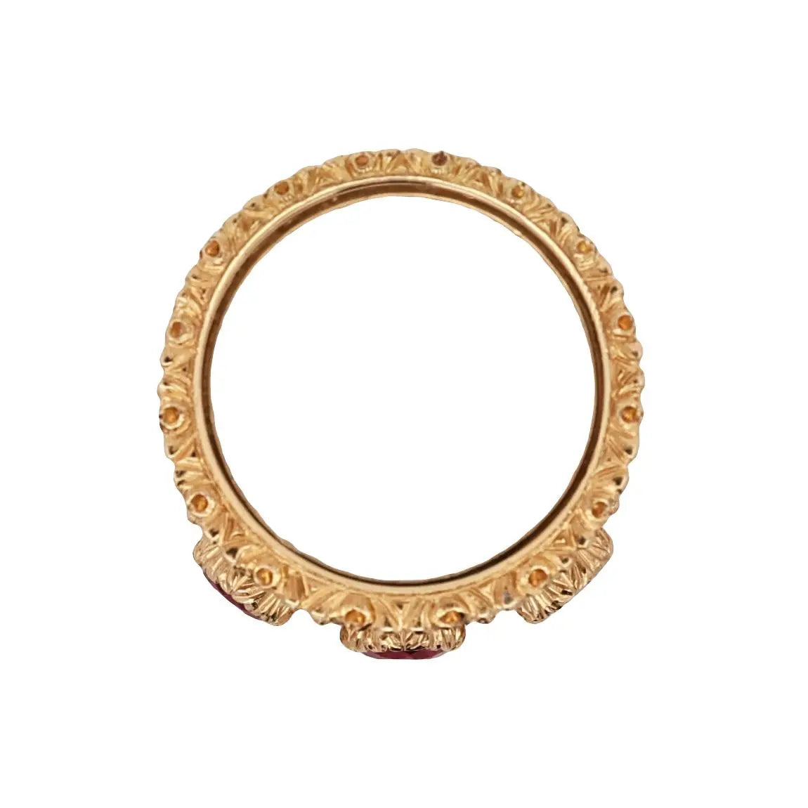 Buccellati, 18K Gold Ruby Diamond Ring