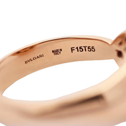 Bvlgari, 18K Gold Malachite Diamond Serpenti Ring