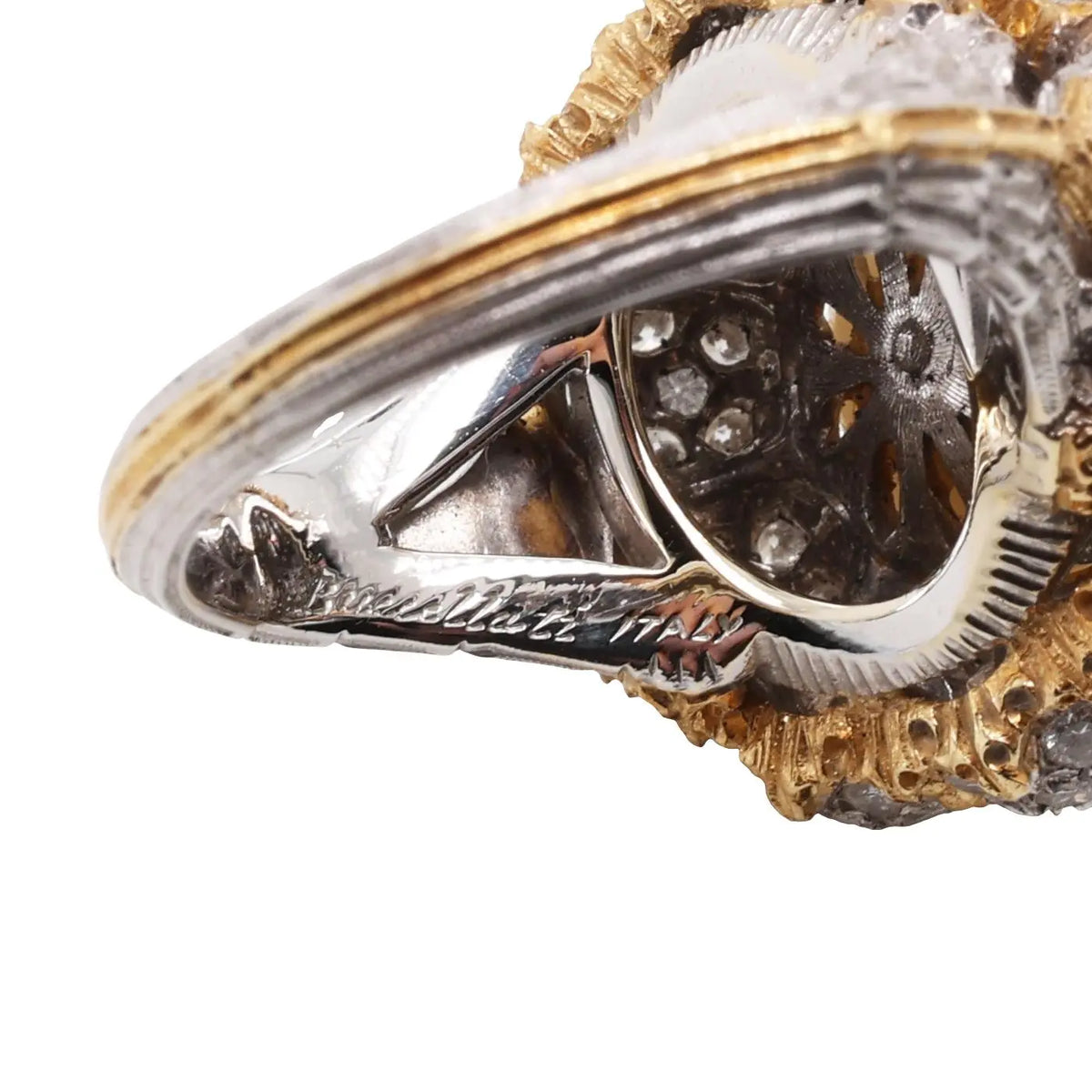 Buccellati, 18K Gold Pearl Diamond Ring