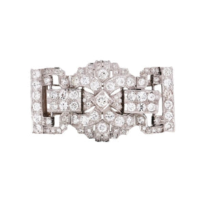 Platinum Diamond Brooch