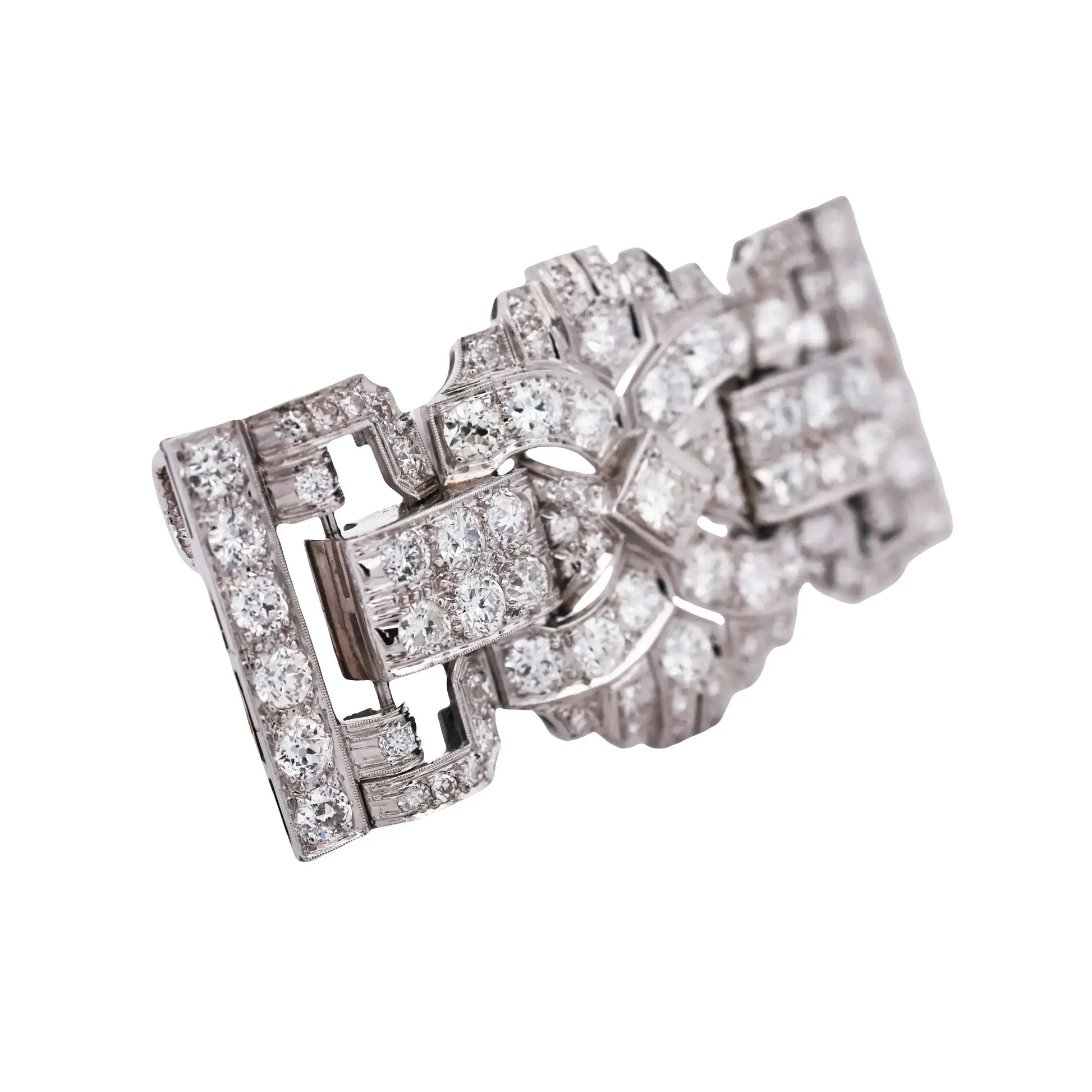 Platinum Diamond Brooch