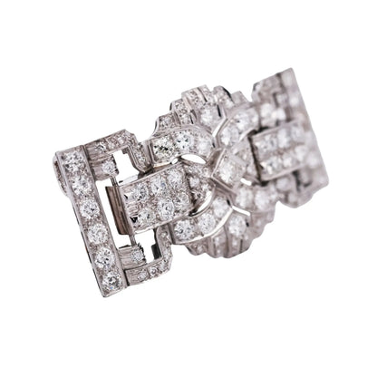 Platinum Diamond Brooch