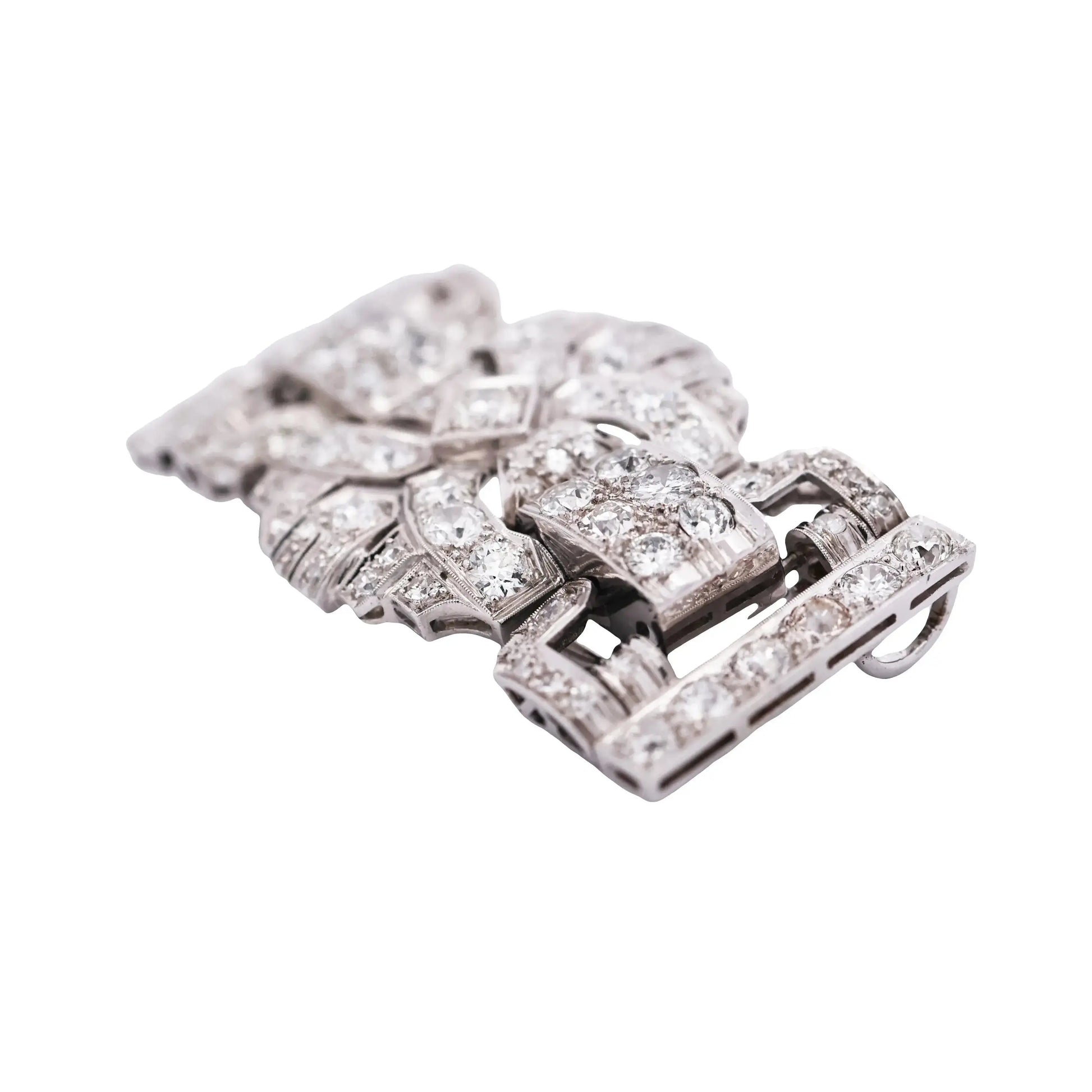Platinum Diamond Brooch