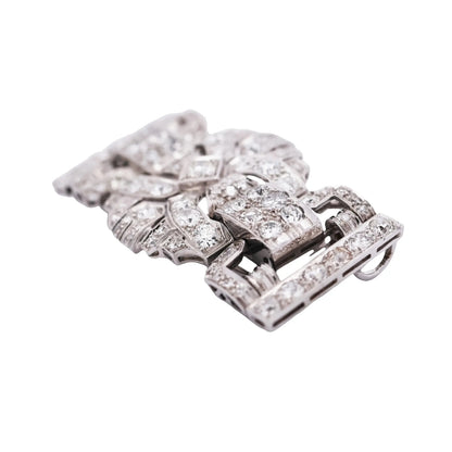 Platinum Diamond Brooch