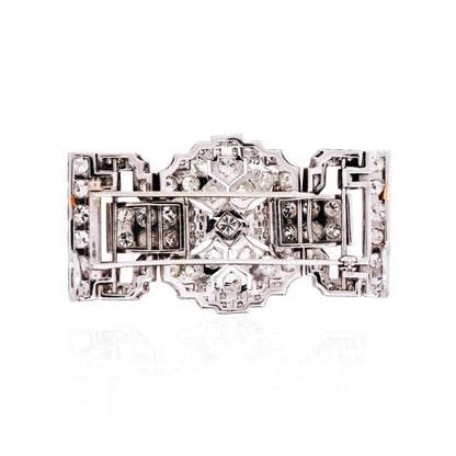 Platinum Diamond Brooch