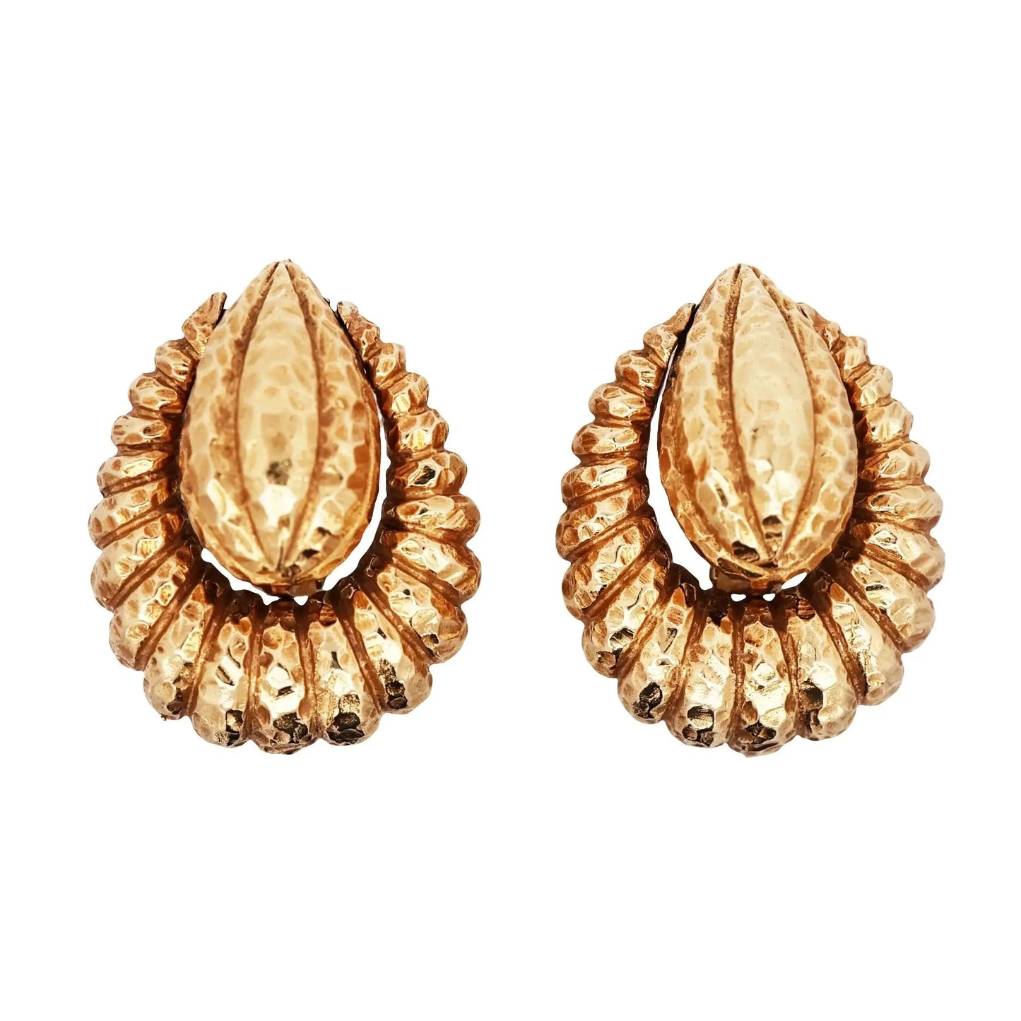 Tiffany, 18K Gold Door Knocker Earrings