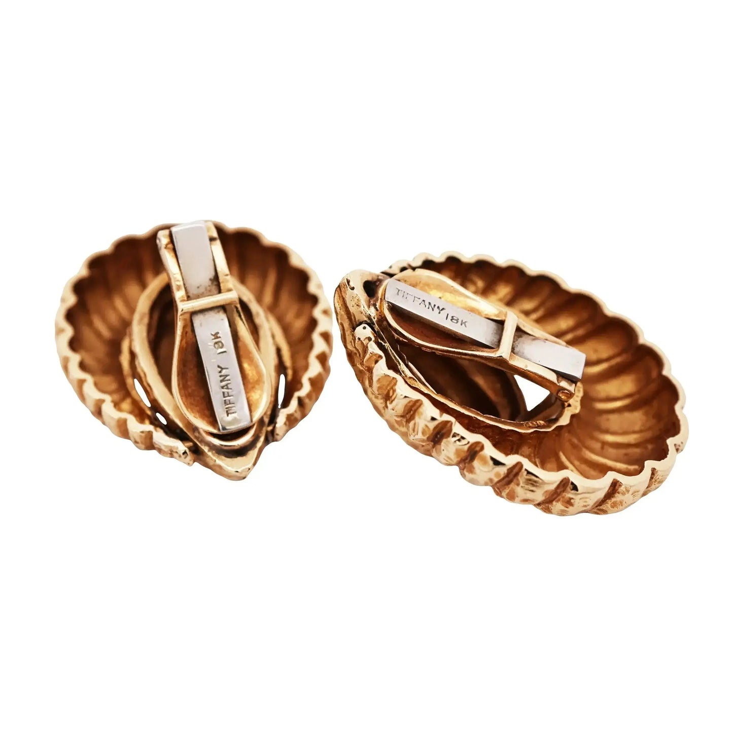 Tiffany, 18K Gold Door Knocker Earrings