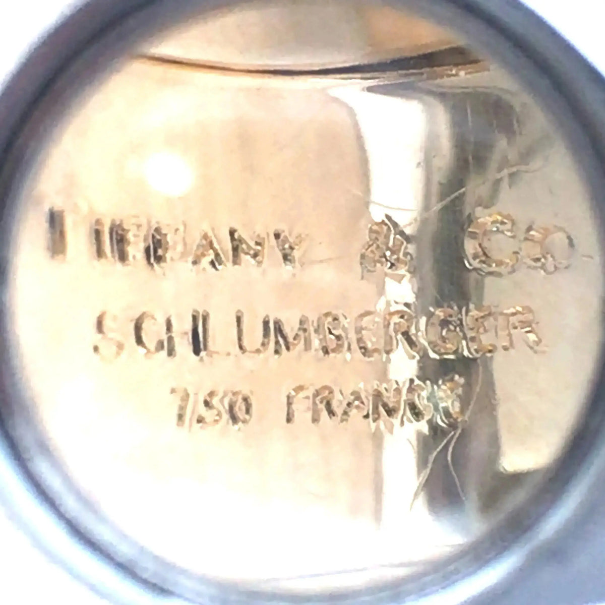 Tiffany Schlumberger, 18K Gold Enamel Bangle