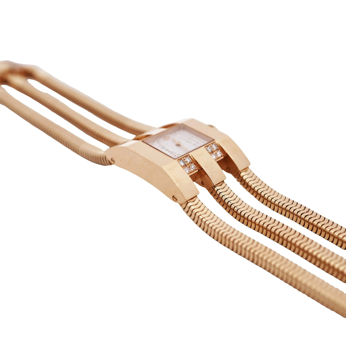 Van Cleef & Arpels, 18K Gold Diamond Watch