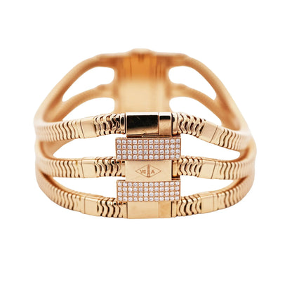 Van Cleef & Arpels, 18K Gold Diamond Watch