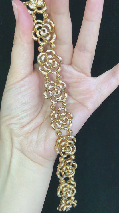 Van Cleef & Arpels, 18K Gold Diamond Bracelet