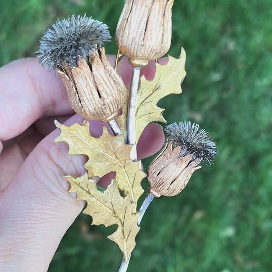 Buccellati, 18K Gold Thistle Brooch