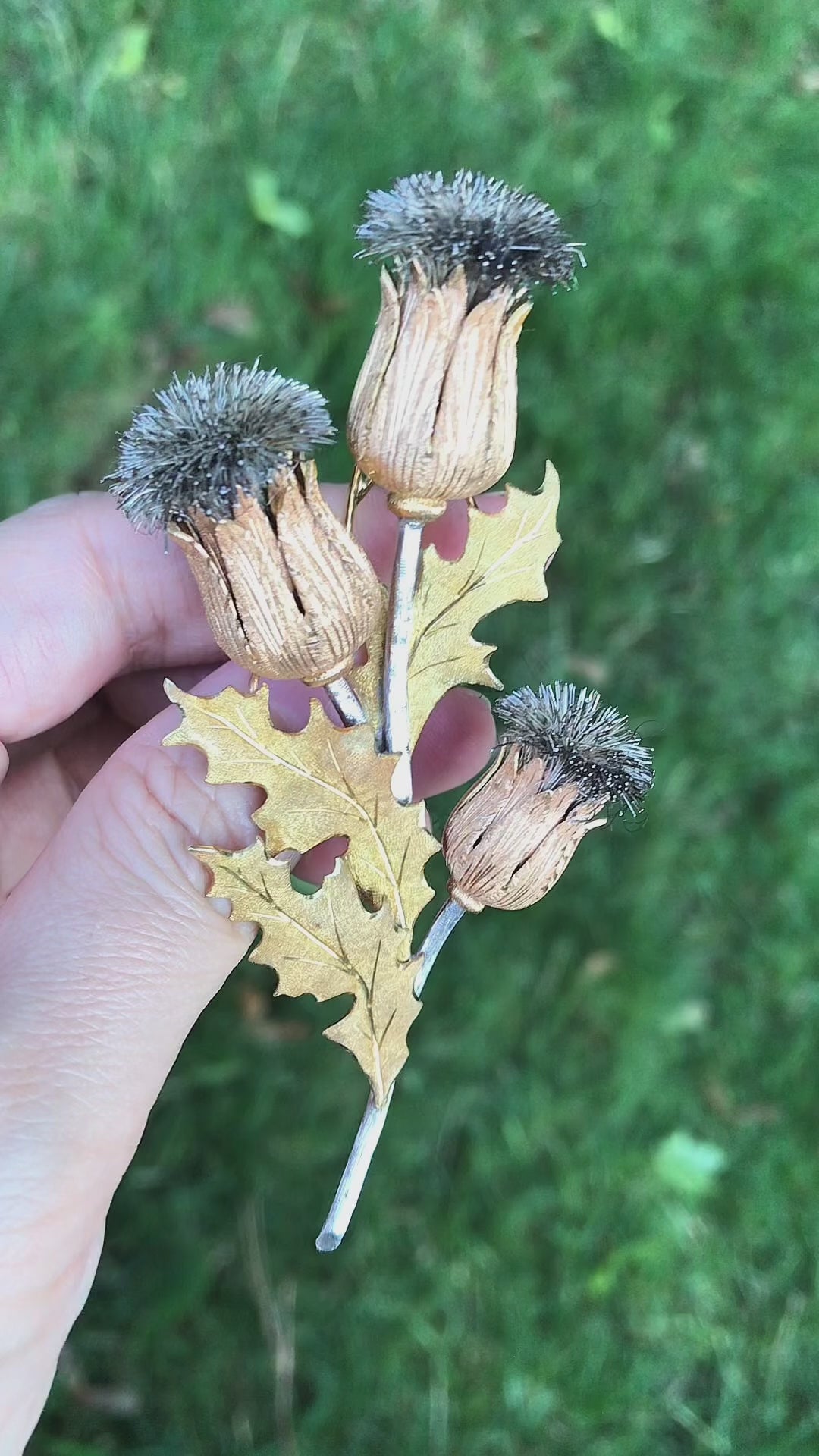Buccellati, 18K Gold Thistle Brooch