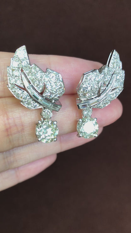 Platinum Diamond Earrings