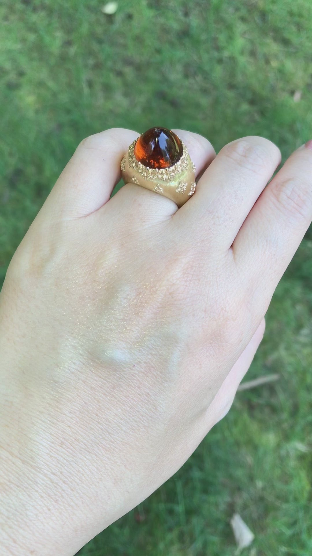 Buccellati, 18K Gold Citrine Ring