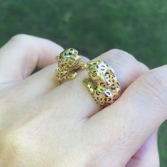 Cartier, 18K Gold Panthere Ring