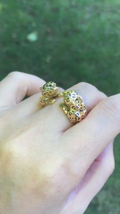 Cartier, 18K Gold Panthere Ring