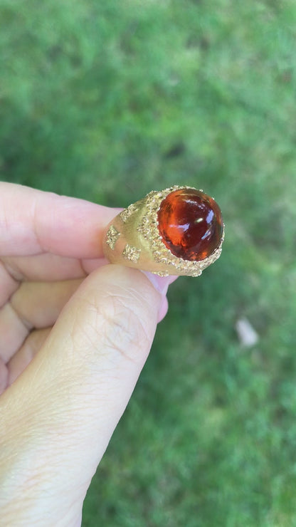 Buccellati, 18K Gold Citrine Ring