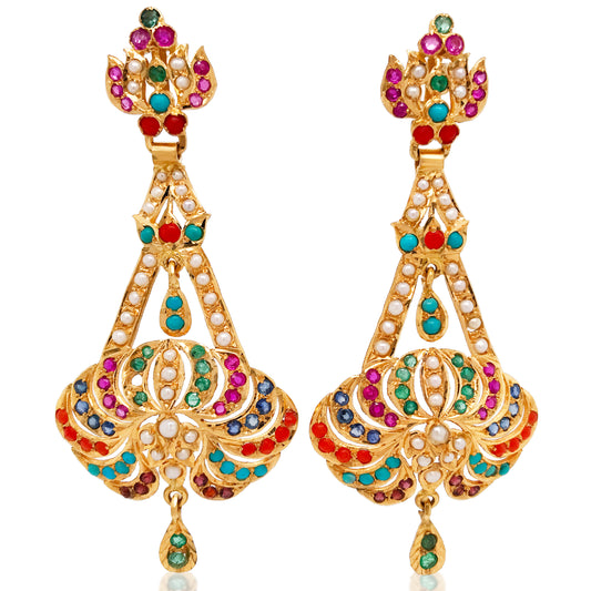 Etruscan-style Earrings - Lueur Jewelry