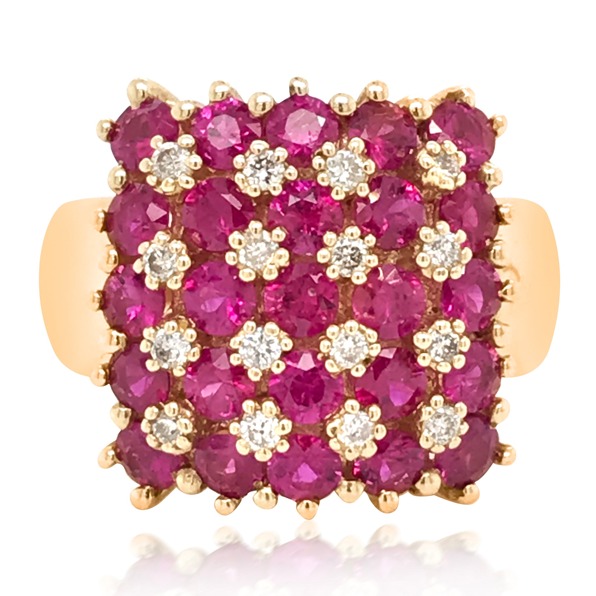 Ruby Diamond Ring - Lueur Jewelry