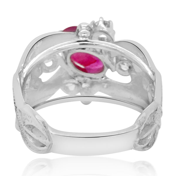 Ruby Diamond Ring - Lueur Jewelry