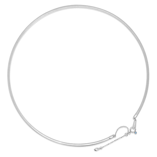 18K White Gold Necklace - Lueur Jewelry