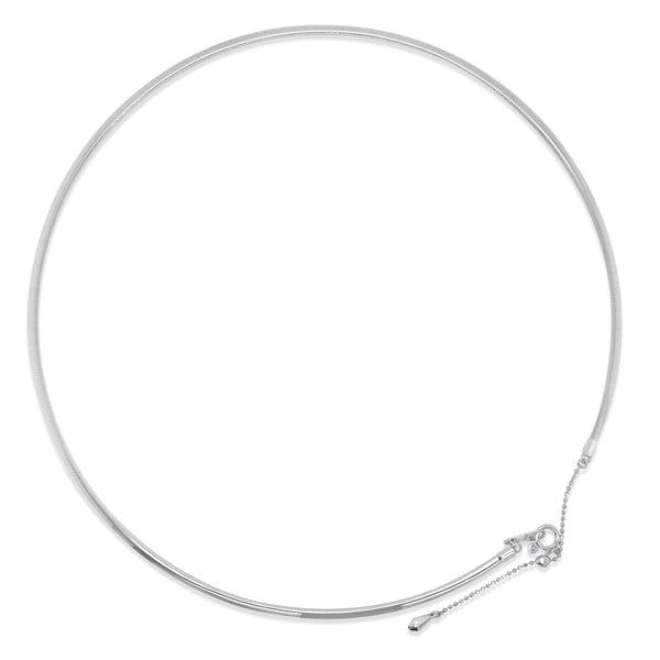 18K White Gold Necklace - Lueur Jewelry