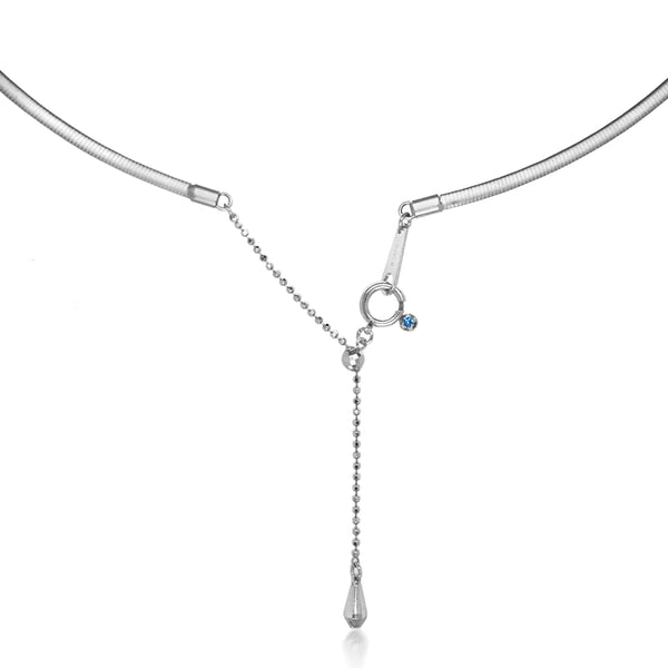 18K White Gold Necklace - Lueur Jewelry
