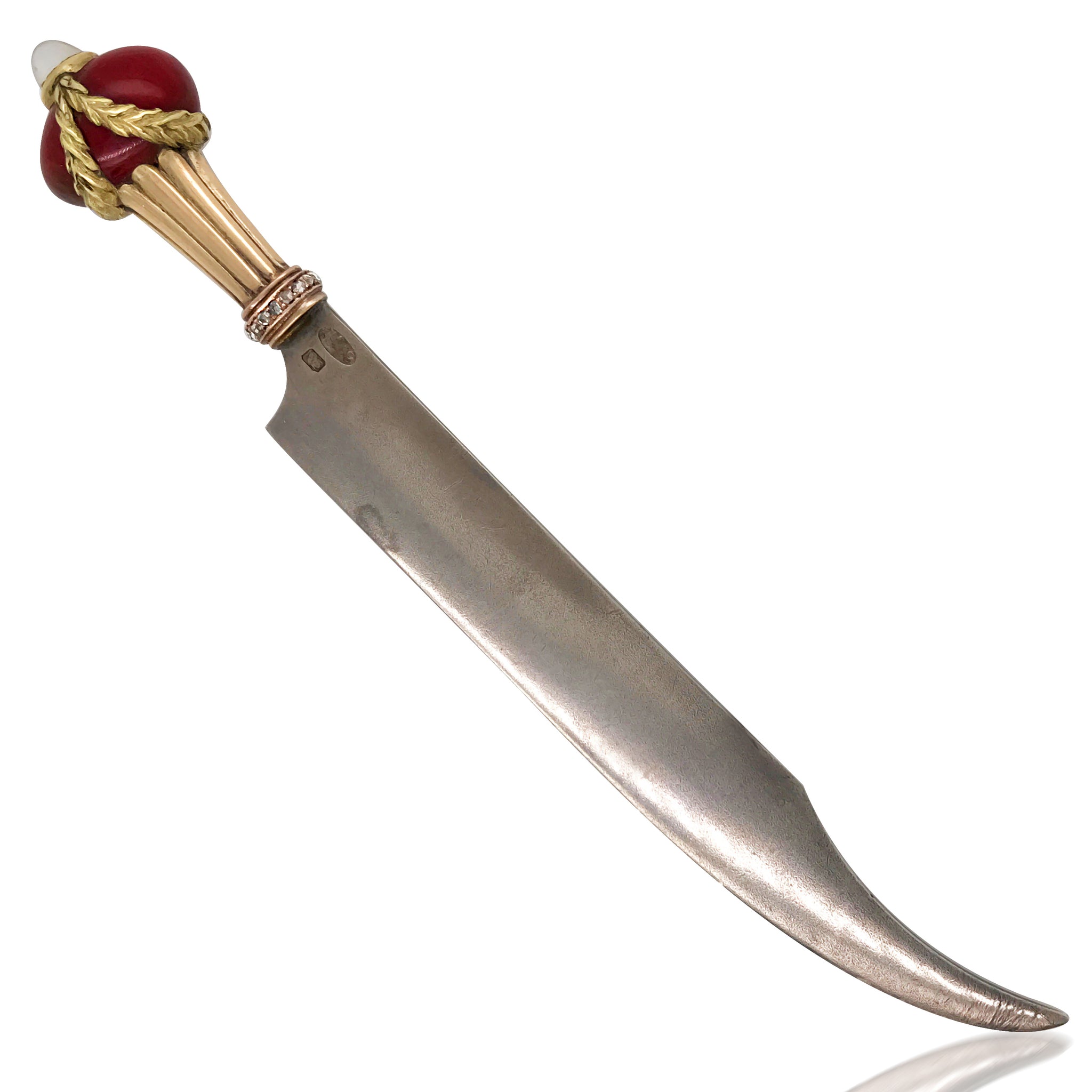 Faberge, Letter Opener with Purpurin Egg - Lueur Jewelry